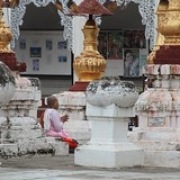 Buddhist nun Shwezigon Pagoda Buddhist nun Shwezigon Pagoda • <a style="font-size:0.8em;" href="http://www.flickr.com/photos/22252278@N05/32591798785/" target="_blank">View on Flickr</a>