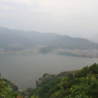 Pokhara peace pagoda Pokhara peace pagoda • <a style="font-size:0.8em;" href="http://www.flickr.com/photos/22252278@N05/21867215006/" target="_blank">View on Flickr</a>