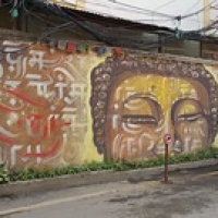 street art entre Paknajol et Thamel • <a style="font-size:0.8em;" href="http://www.flickr.com/photos/22252278@N05/22082513811/" target="_blank">View on Flickr</a>