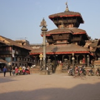 Bhaktapur : Dattatraya Temple • <a style="font-size:0.8em;" href="http://www.flickr.com/photos/22252278@N05/21443604860/" target="_blank">View on Flickr</a>